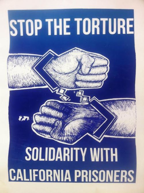 Solidarity with CA prisoners poster 2